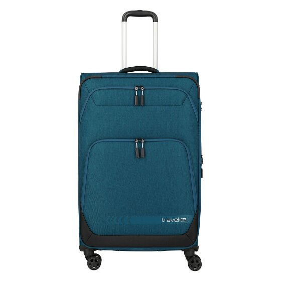 Travelite Kick Off 4 roues Valise cabine L 78 cm avec soufflet d'extension