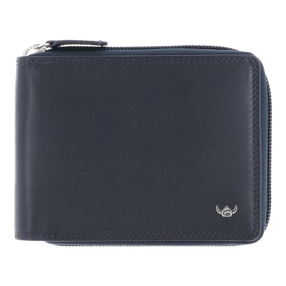 Golden Head Polo Porte-monnaie Protection RFID Cuir véritable 12.5 cm
