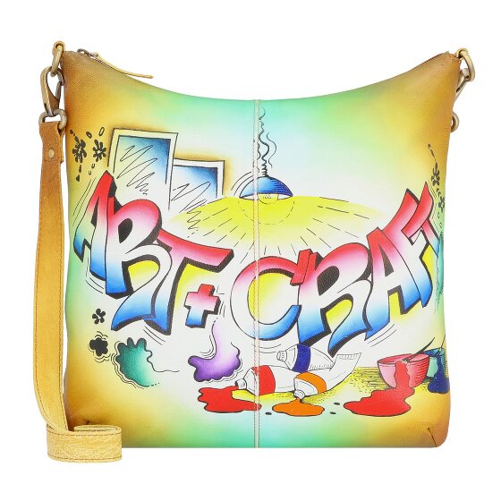 Greenland Nature Art+Craft Sac à bandoulière en cuir 34 cm