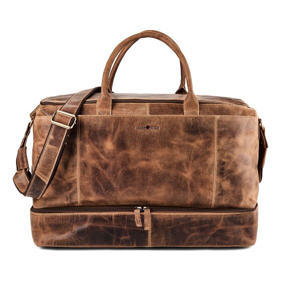 Greenburry Vintage Sac de voyage Weekender Cuir 51 cm