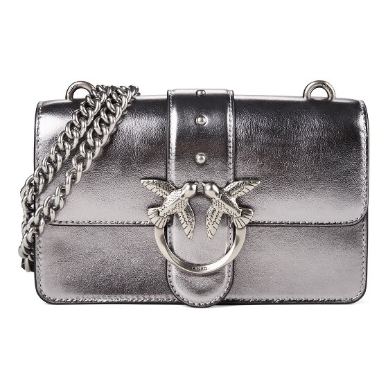 PINKO Love One Mini Sac à bandoulière Cuir véritable 20 cm