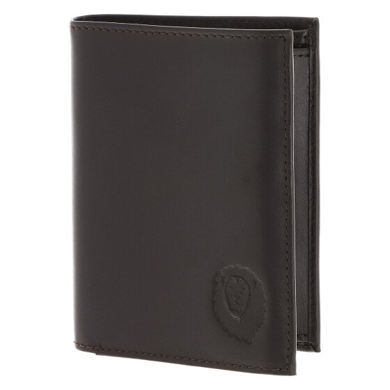 oxmox Leather Porte-monnaie Protection RFID Cuir véritable 10 cm