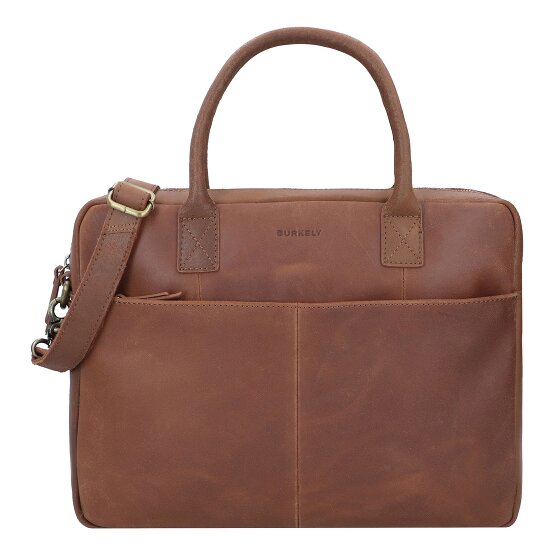 Burkely Vintage Attaché-case Cuir véritable 37 cm Compartiment ordinateur