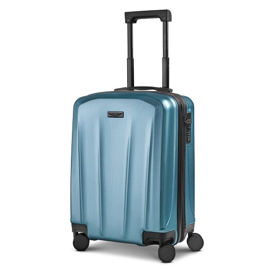 Police New York 4 roues Valise cabine S 54 cm avec soufflet d'extension