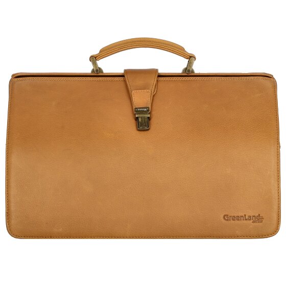 Greenland Nature Mallette de médecin en cuir 40 cm