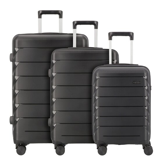 d&n Travel Line 4100 4 roues Set de valises 3 pièces