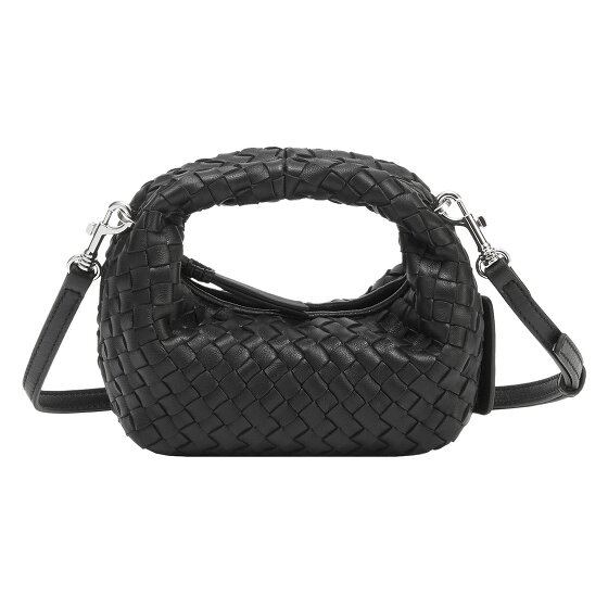 LES VISIONNAIRES Greta Micro weave Sac à main Cuir véritable 20 cm