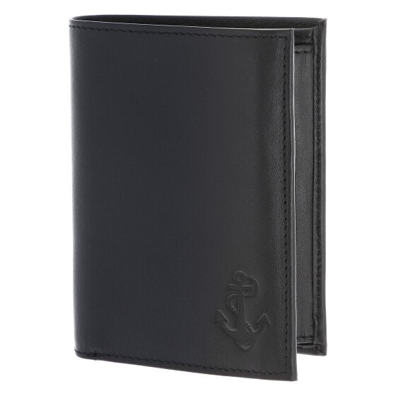 oxmox Leather Porte-monnaie Protection RFID Cuir véritable 13 cm