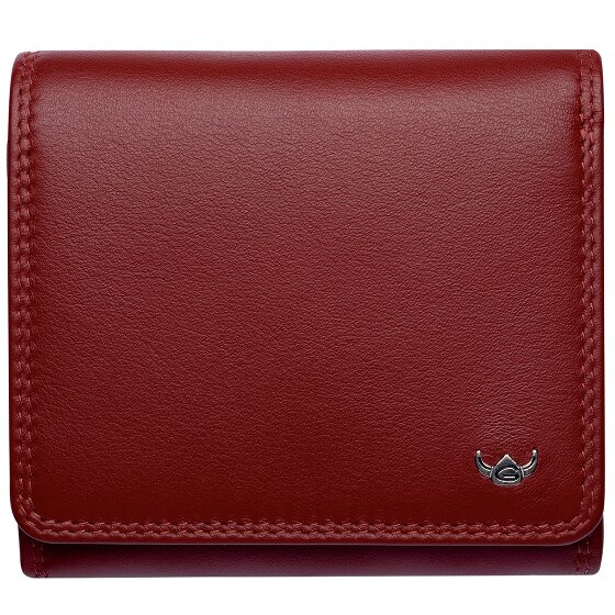 Golden Head Polo Porte-monnaie Protection RFID Cuir véritable 10 cm