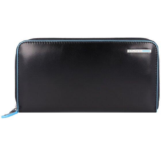 Piquadro Blue Square Porte-monnaie Cuir véritable 19 cm