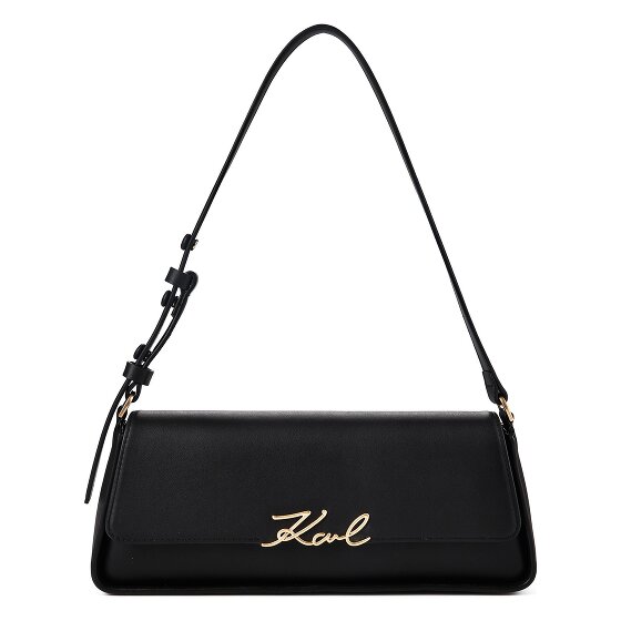 Karl Lagerfeld Signature Sac à bandoulière Cuir véritable 32.5 cm