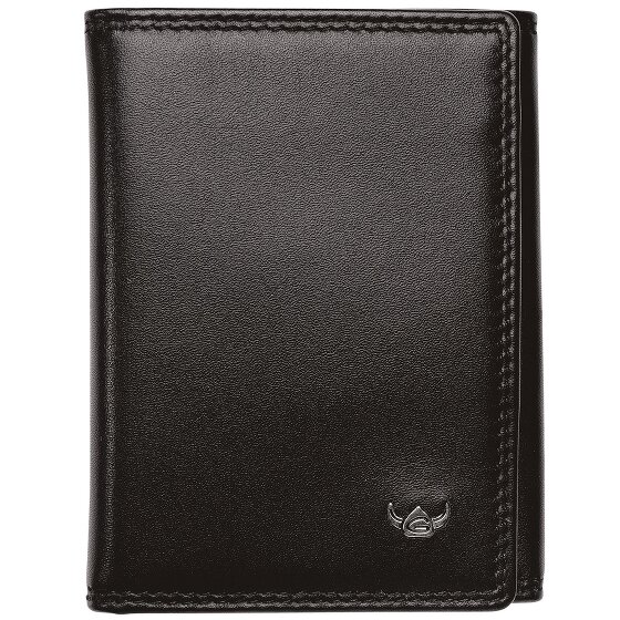 Golden Head Polo Porte-monnaie Protection RFID Cuir véritable 10 cm