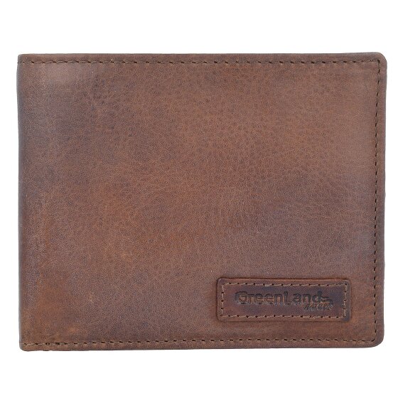 Greenland Nature Soft & Safe Porte-monnaie en cuir RFID 12 cm