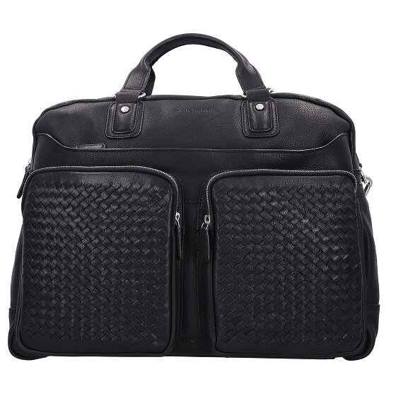 bugatti Porte-documents Woven en cuir 48 cm