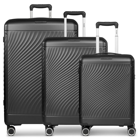 Picard Vienna 4 roulettes Set de valises 3 pièces avec soufflet d'extension