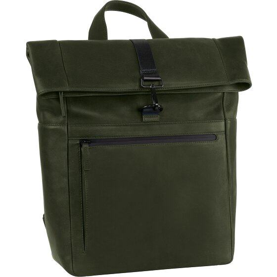 Leonhard Heyden Den Haag Sac à dos en cuir 40 cm pour ordinateur portable