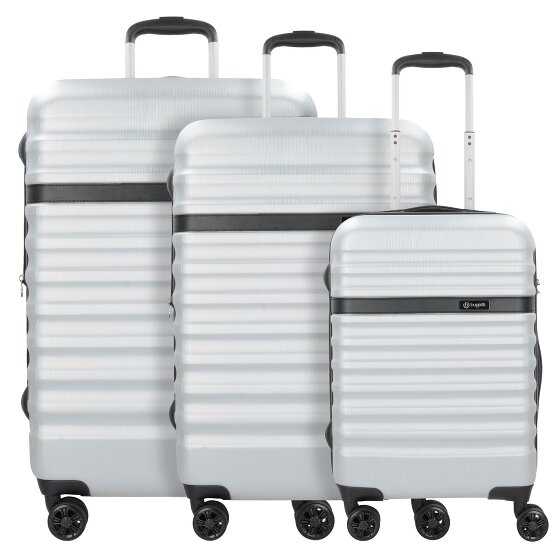 bugatti Corium Set de valises à 4 roulettes 3pcs.