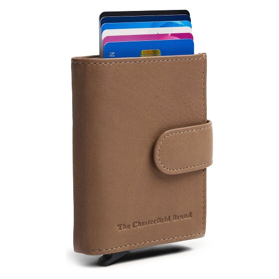 The Chesterfield Brand Hollis Porte-monnaie Protection RFID Cuir véritable 10 cm