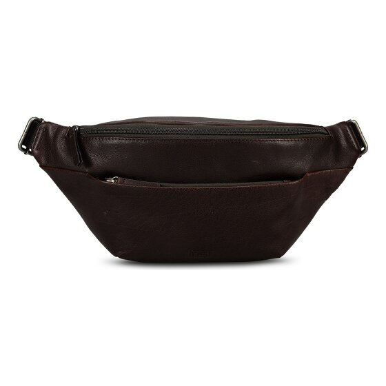 Jost Glasgow Sac banane Protection RFID Cuir véritable 36 cm