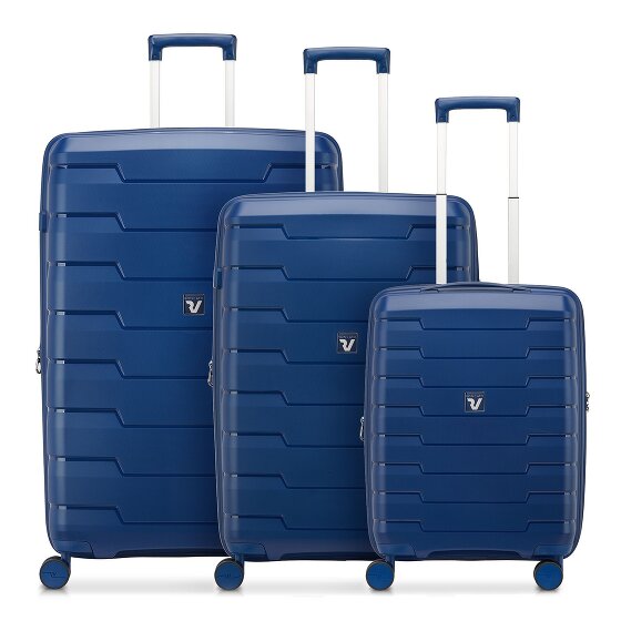 Roncato Skyline 2.0 4 roues Set de valises 3 pièces avec soufflet d'extension
