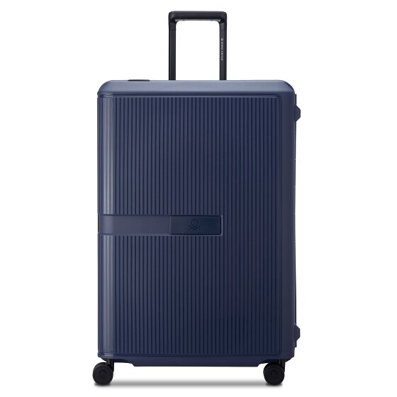 Delsey Paris x United Colors of Benetton Color Block Hardside 4-roll Trolley 76 cm