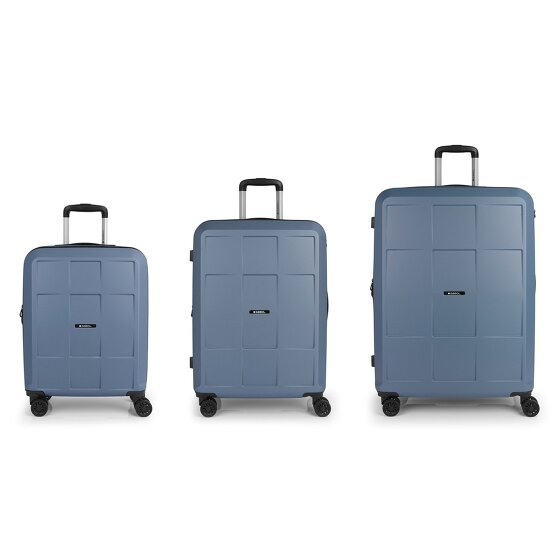 Gabol Montreal 4 roulettes Set de valises 3 pièces avec soufflet d'extension