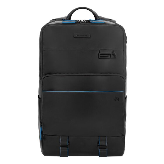 Piquadro Blue Square Revamp Sac à dos professionnel Protection RFID Cuir 43 cm Compartiment pour ordinateur portable