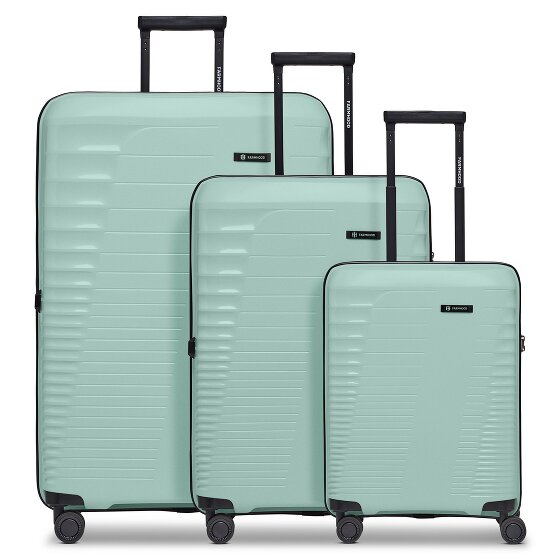 Farmhood Eco Edition 4 roulettes Set de valises 3 pièces avec soufflet d'extension