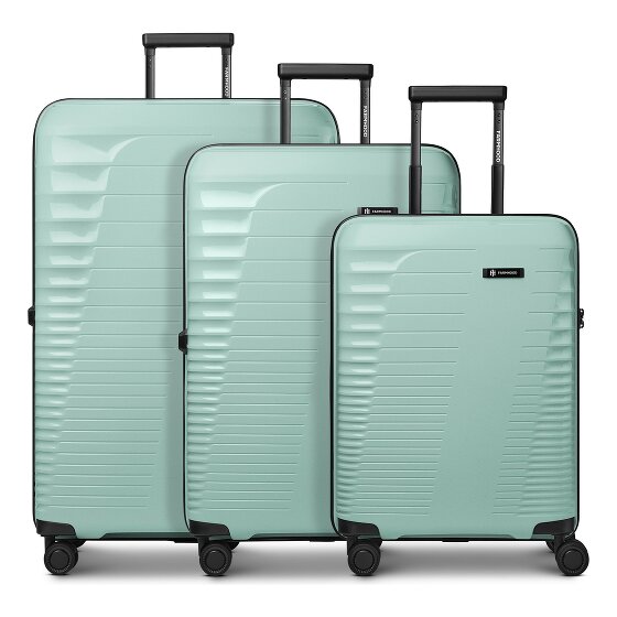 Farmhood Eco Edition 4 roues Set de valises 3 pièces avec soufflet d'extension