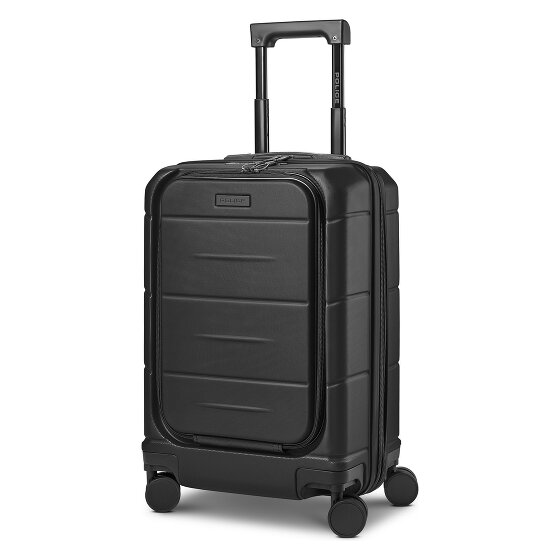Police London 4 roues Valise cabine 55 cm Compartiment ordinateur avec soufflet d'extension