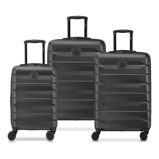 Delsey Paris Air Armour 4 roues Set de valises 3 pièces '"avec soufflet d''extension"'