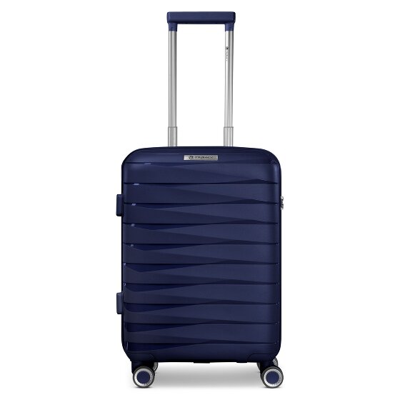 Franky London 4 roulettes Trolley de cabine S 55 cm avec soufflet d'extension