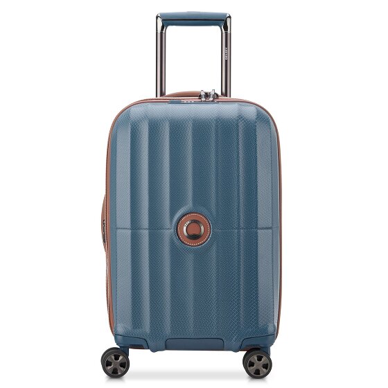Delsey Paris Carrousel 4 roulettes Trolley de cabine 55 cm avec soufflet d'extension