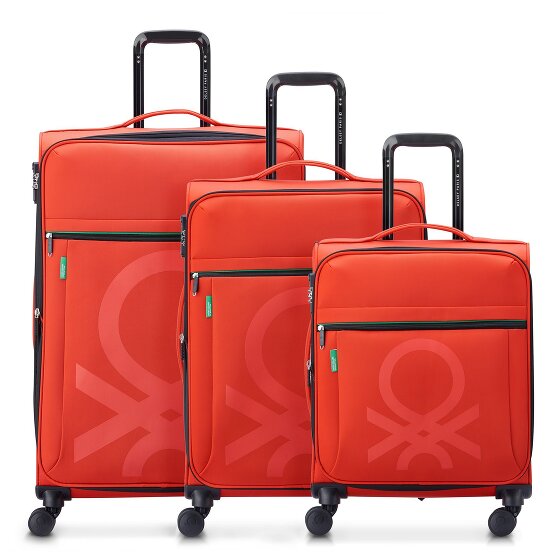 Delsey Paris Delsey Paris x United Colors of Benetton 4 roues Set de valises 3 pièces avec soufflet d'extension