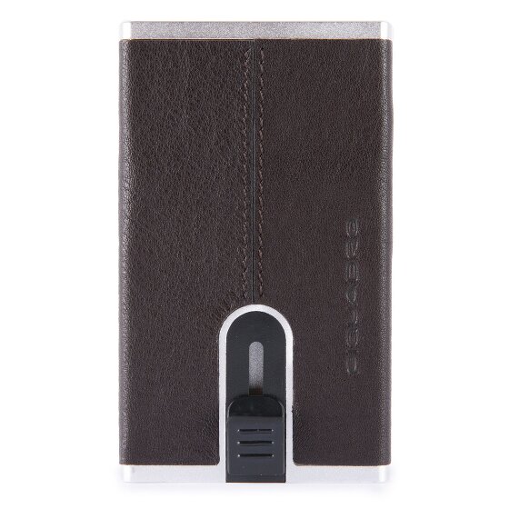Piquadro Black Square Porte-cartes de crédit RFID en cuir 6 cm