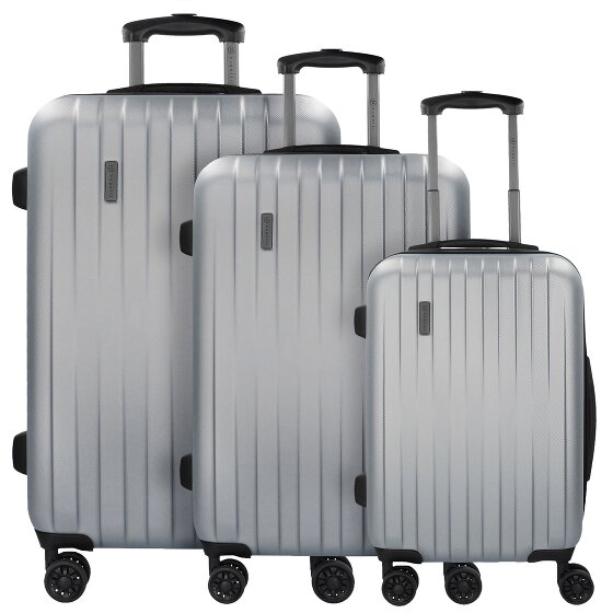 bugatti Lima 2.0 4 roues Set de valises 3 pièces