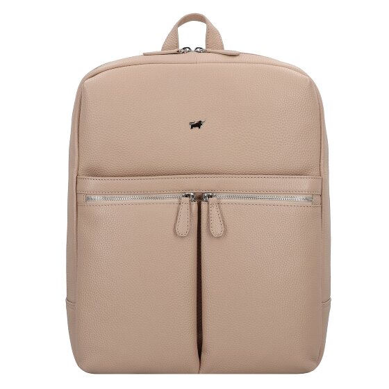 Braun Büffel Hanna Sac à dos professionnel M Cuir véritable 40 cm Compartiment ordinateur