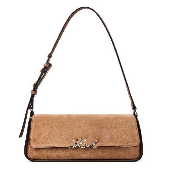 Karl Lagerfeld Signature Sac à bandoulière Cuir véritable 32.5 cm