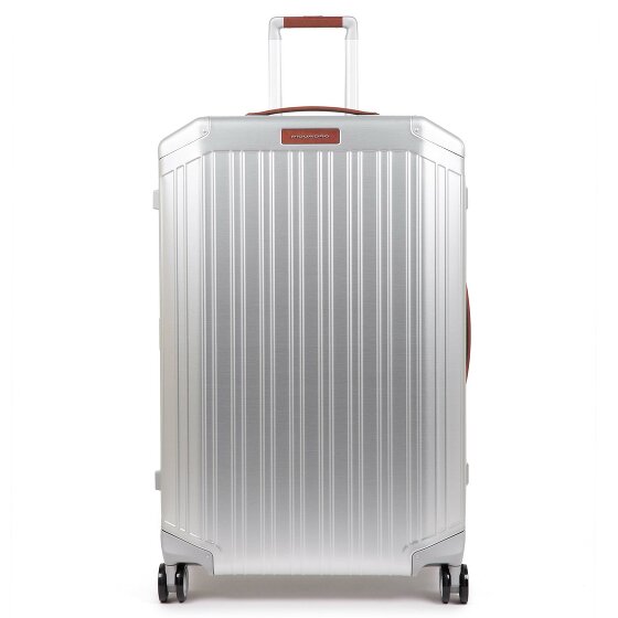 Piquadro Valise cabine à 4 roues en Aluminium, 79 cm
