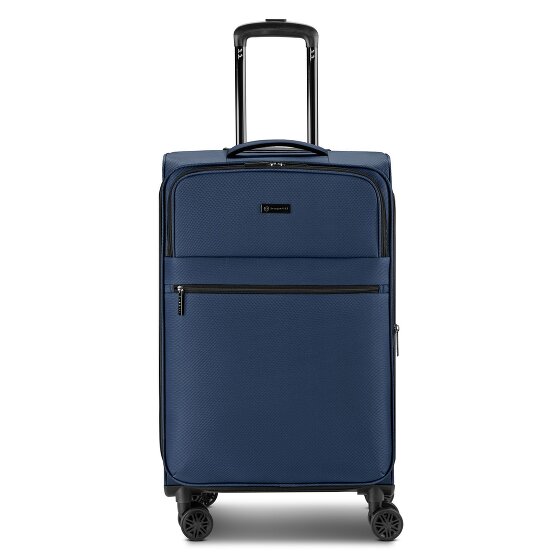 bugatti Valencia Soft 4 roulettes Trolley M 65 cm avec soufflet d'extension