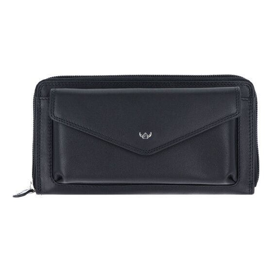 Golden Head Polo Porte-monnaie Protection RFID Cuir véritable 19.5 cm