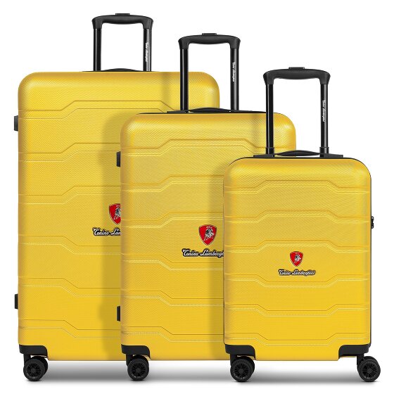 Tonino Lamborghini Bologna 4 roulettes Set de valises 3 pièces
