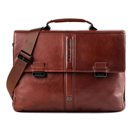 Piquadro Victor Attaché-case Protection RFID Cuir véritable 42 cm Compartiment ordinateur