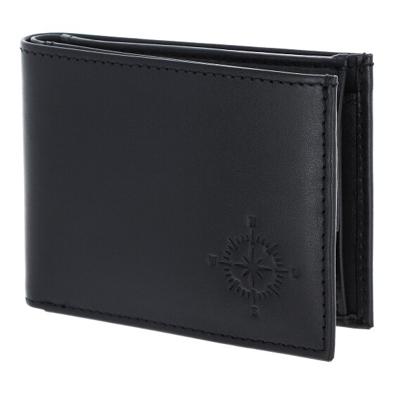 oxmox Leather Porte-monnaie Protection RFID Cuir véritable 11 cm