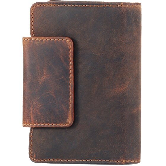 Greenland Nature Porte-monnaie Montana en cuir 10 cm Compartiment pour téléphone portable