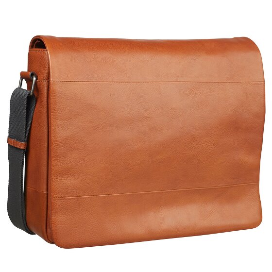 Leonhard Heyden Hamburg Messenger en cuir, 38 cm, compartiment pour ordinateur portable