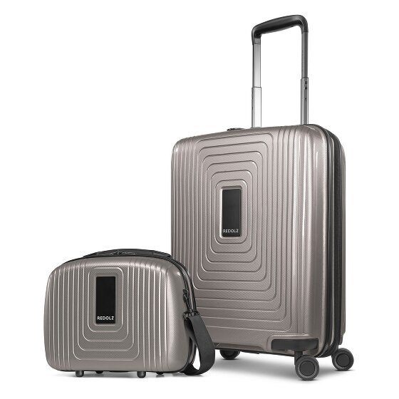 Redolz Essentials 14 Set de valises 2 pcs. trolley cabine avec soufflet extensible & Beautycase