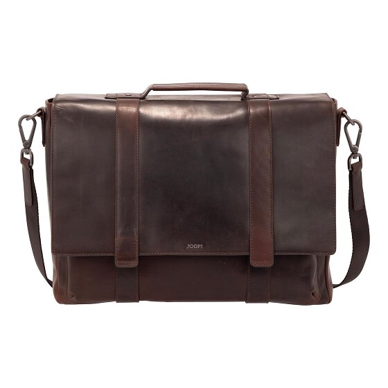 Joop! Cerratano Kreon Attaché-case Cuir véritable 40 cm Compartiment ordinateur