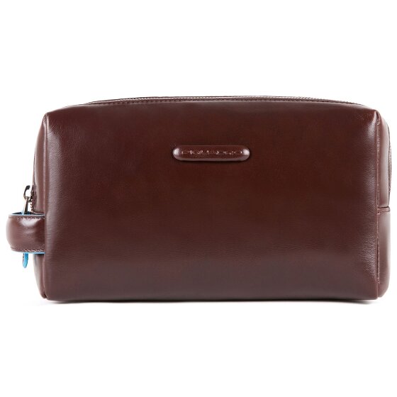 Piquadro Blue Square Trousse de toilette Cuir véritable 25 cm