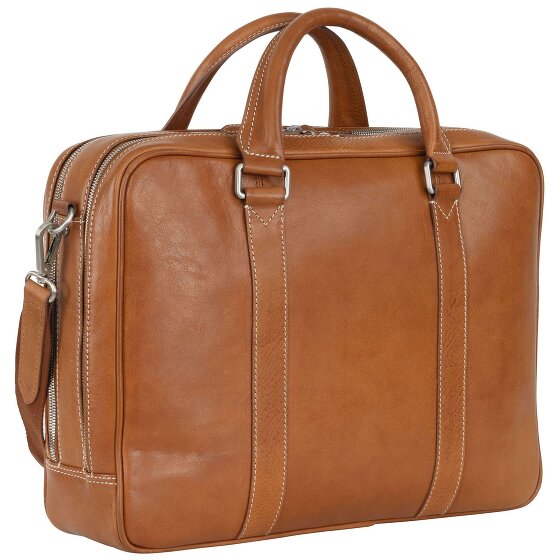 Leonhard Heyden Bergamo Porte-documents en cuir 41 cm Compartiment pour ordinateur portable